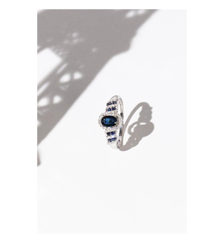 Bague Siquijor - Or Blanc 375/1000