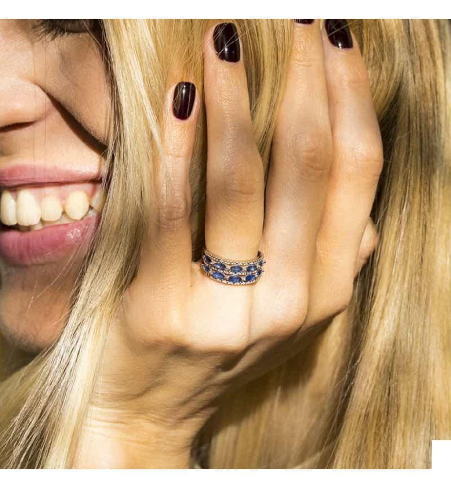 Bague Doux rêve - Or Blanc 375/1000