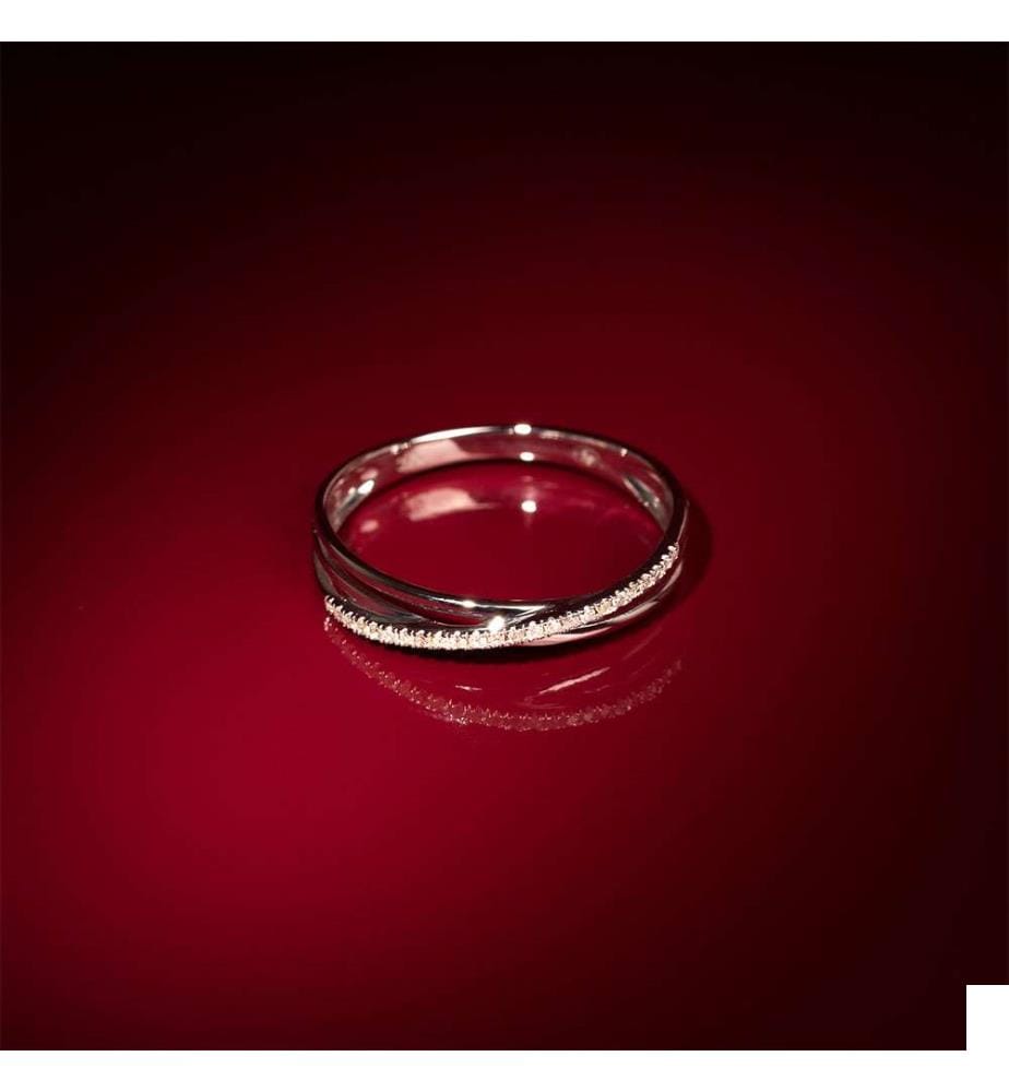 Bague Kudai - Or Blanc 375/1000