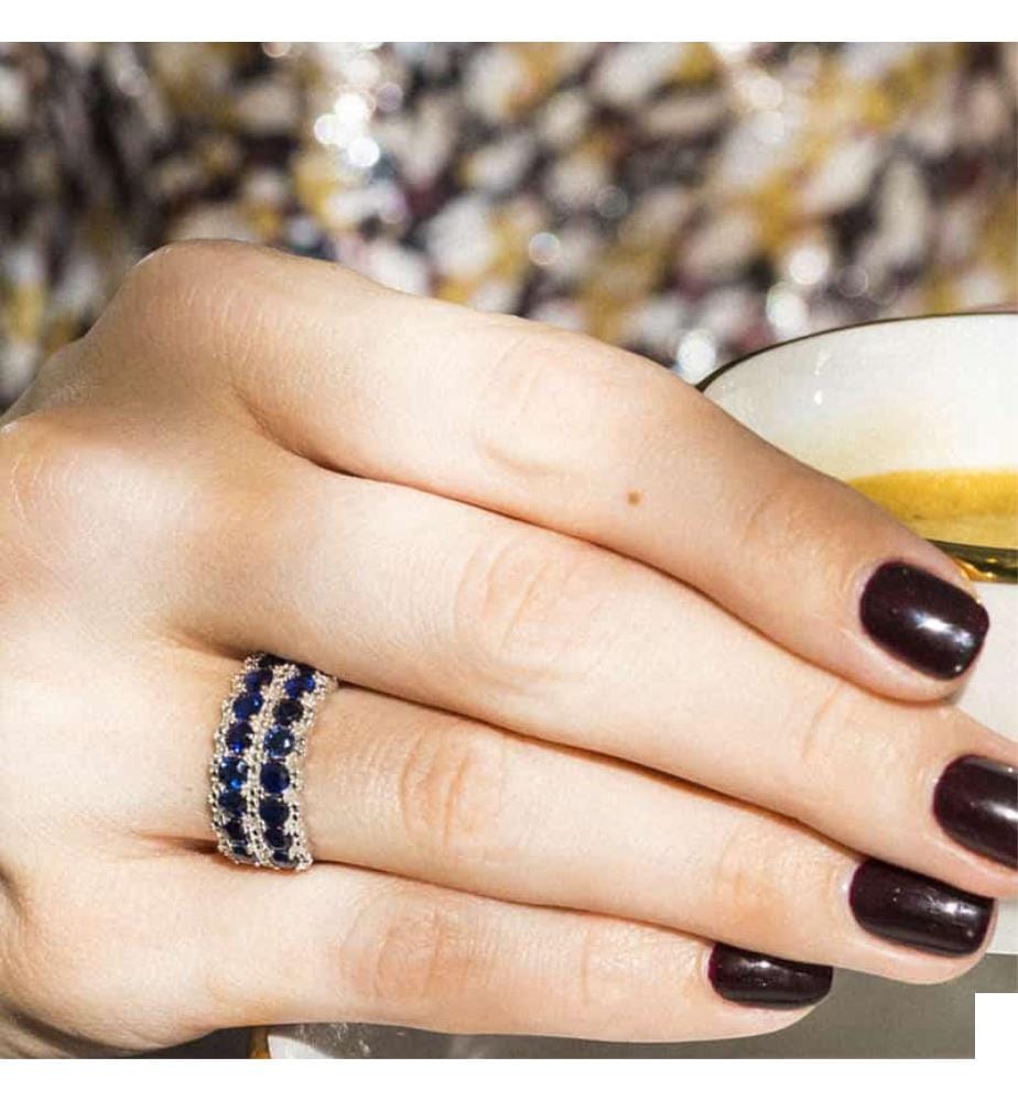 Bague Salma - Or Blanc 375/1000