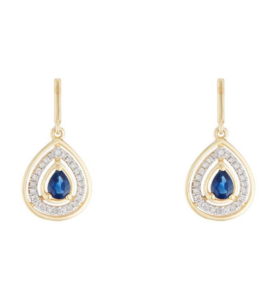 Boucles d'Oreilles Océane - Or Jaune 375/1000