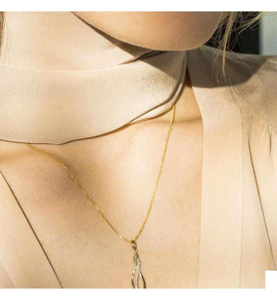 Pendentif Infinito - Or Jaune 375/1000