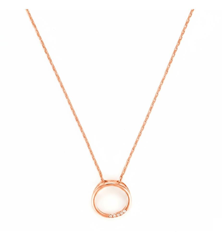 Pendentif "Cercle" - Or Rose