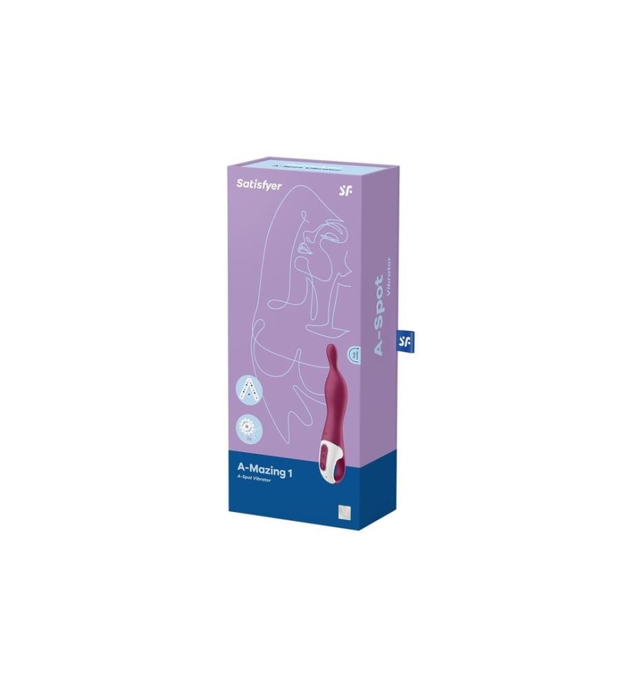 Satisfyer Vibrateur A-Mazing 1 bordeaux