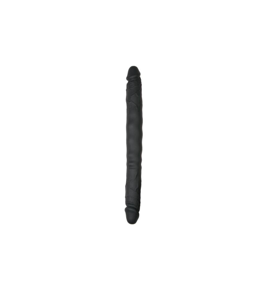 Dildo double extrémité Easytoys noir