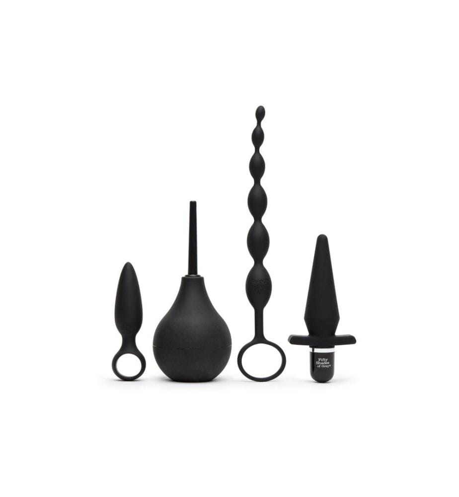 Fifty Shades of Grey Set de plugs anales Take it Slow Noir