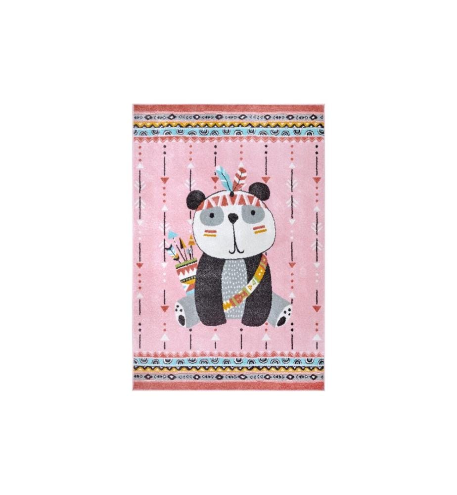 Hanse Home Tapis décoratif Panda 120 x 170 cm, Rose