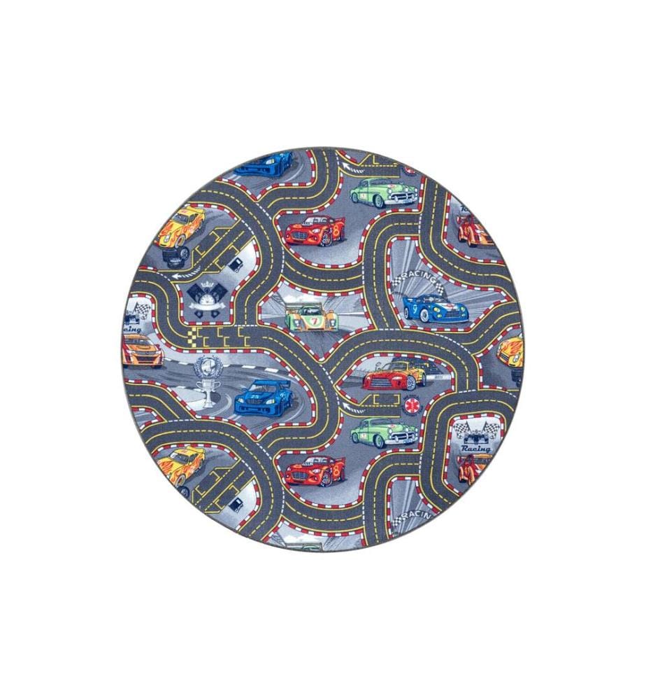 Hanse Home Tapis de jeu Race Track 133 cm, Gris