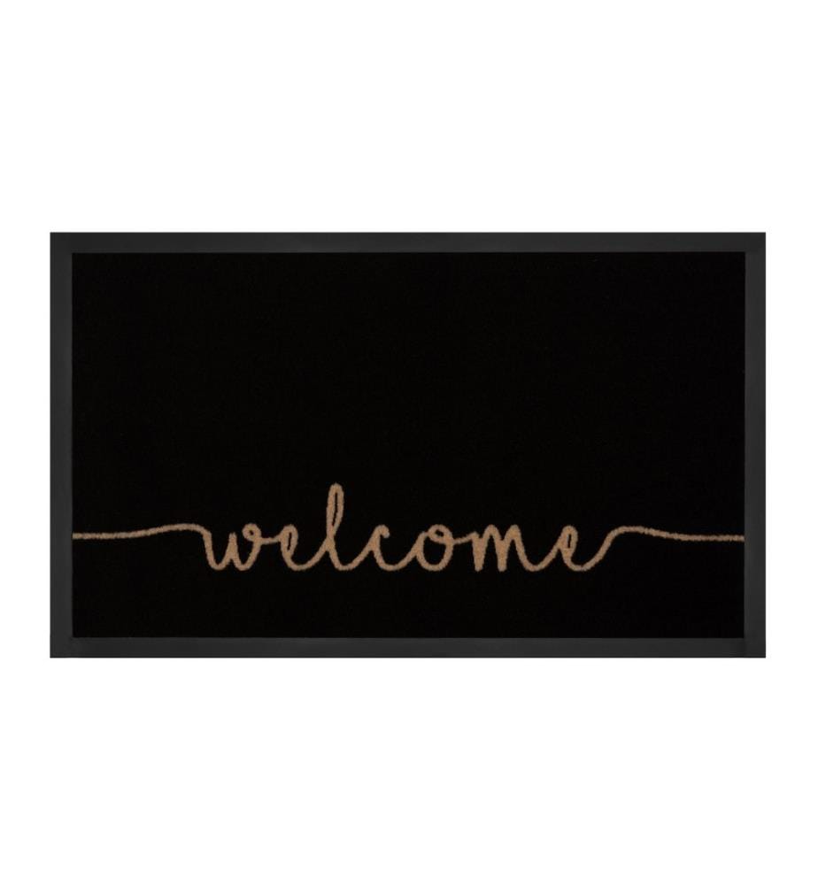 Hanse Home Welcome 45 cm x 75 cm, Beige/Anthracite