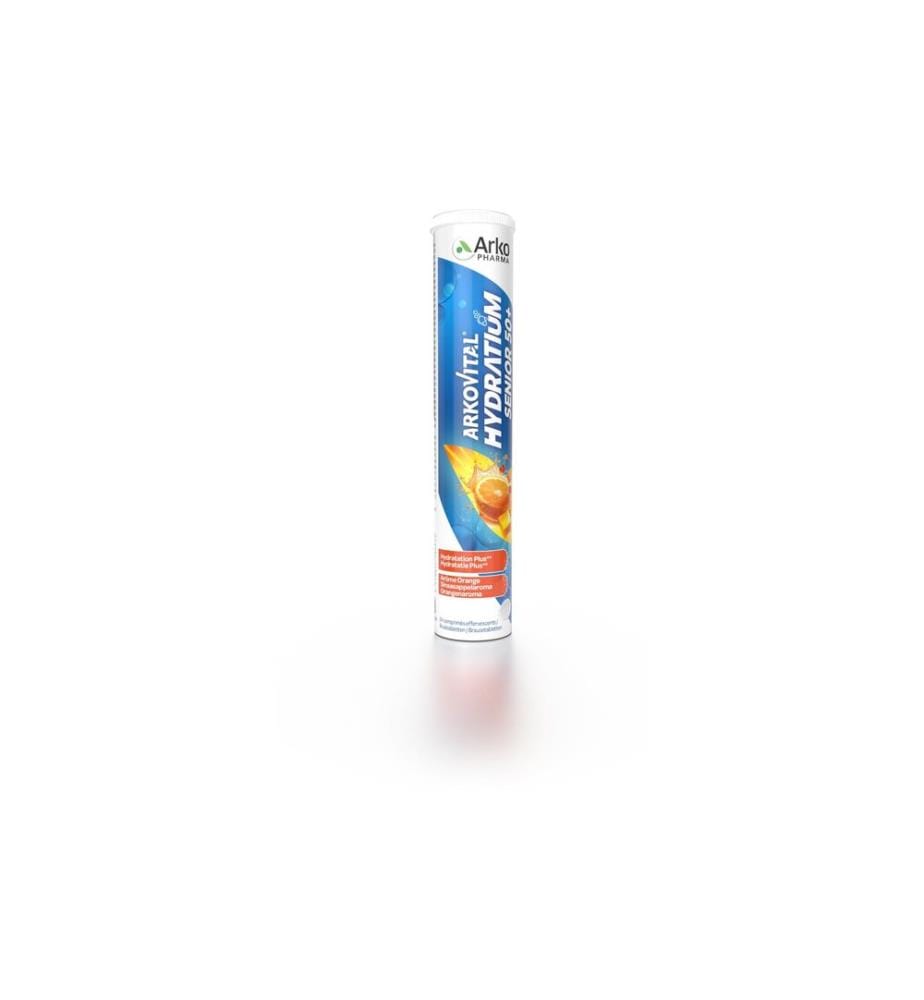 Arkopharma Compressa effervescente Électrolytes Hydratium Senior 50+ 24 Pièce/s