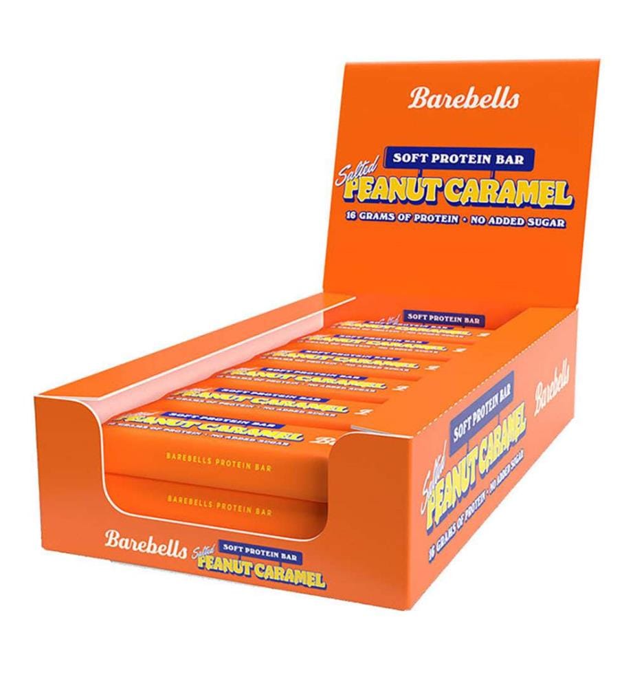 Barebells Soft Protein Bars Salted Peanut Caramel - 12 x 55 g