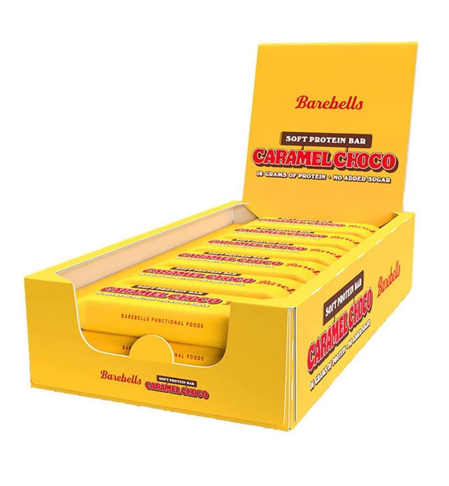 Barebells Soft Protein Bars Caramel Choco - 12 x 55 g