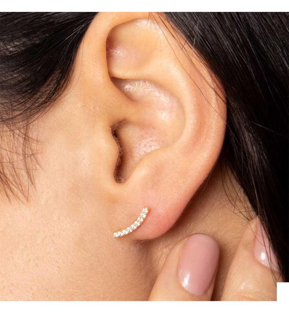 Boucles d'Oreilles en Or Merveille Grimpantes