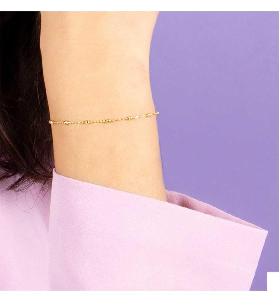 Bracelet chaîne boule - Or Jaune