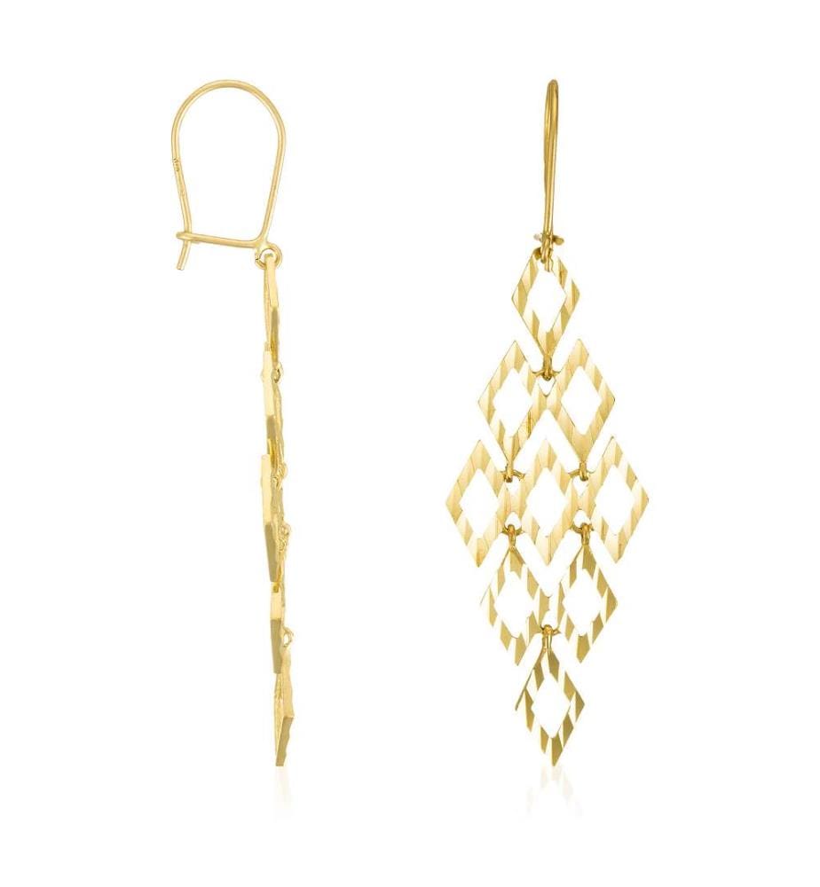Boucles d'Oreilles Crazy - Or Jaune 375/1000