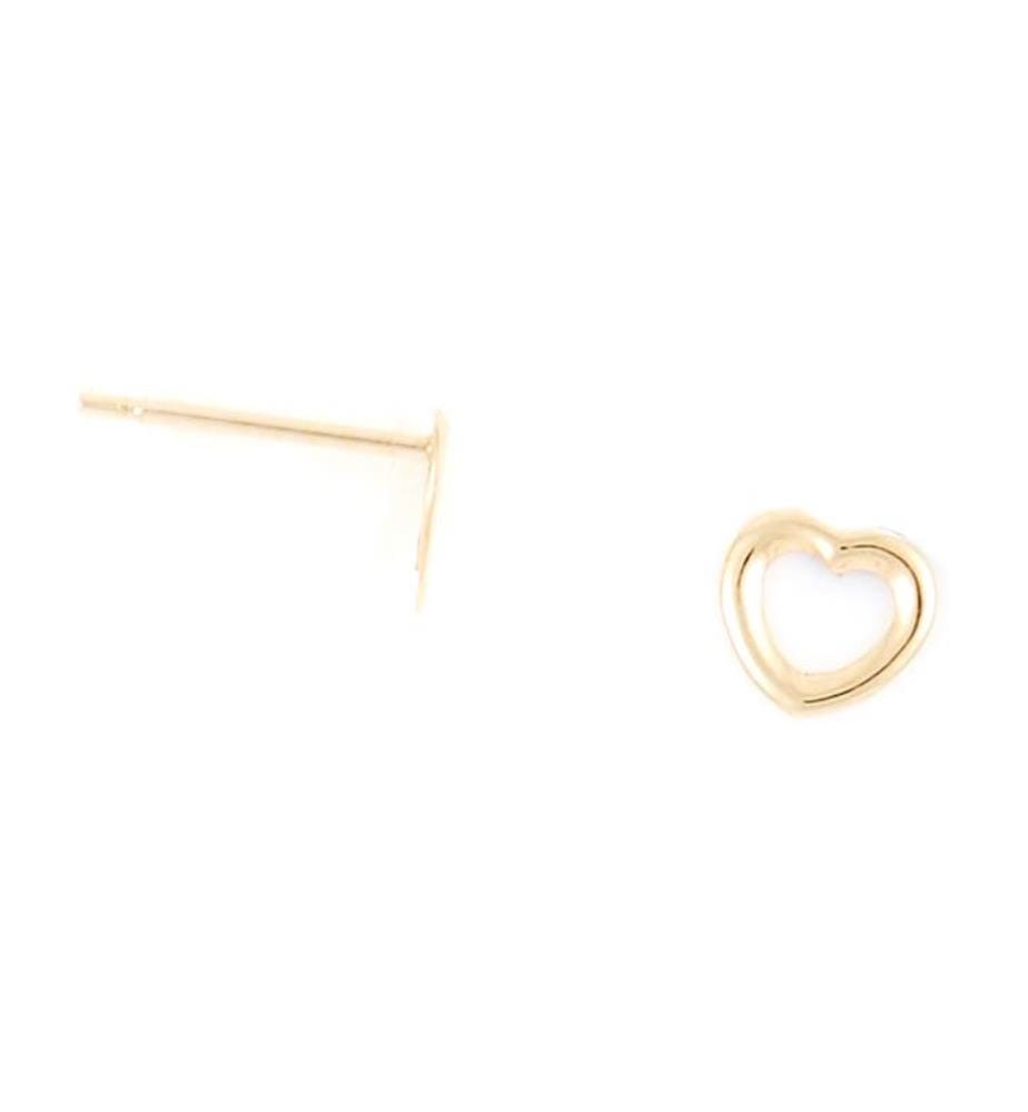 Boucles d'oreilles enfant Mon coeur - Or Jaune 375/1000