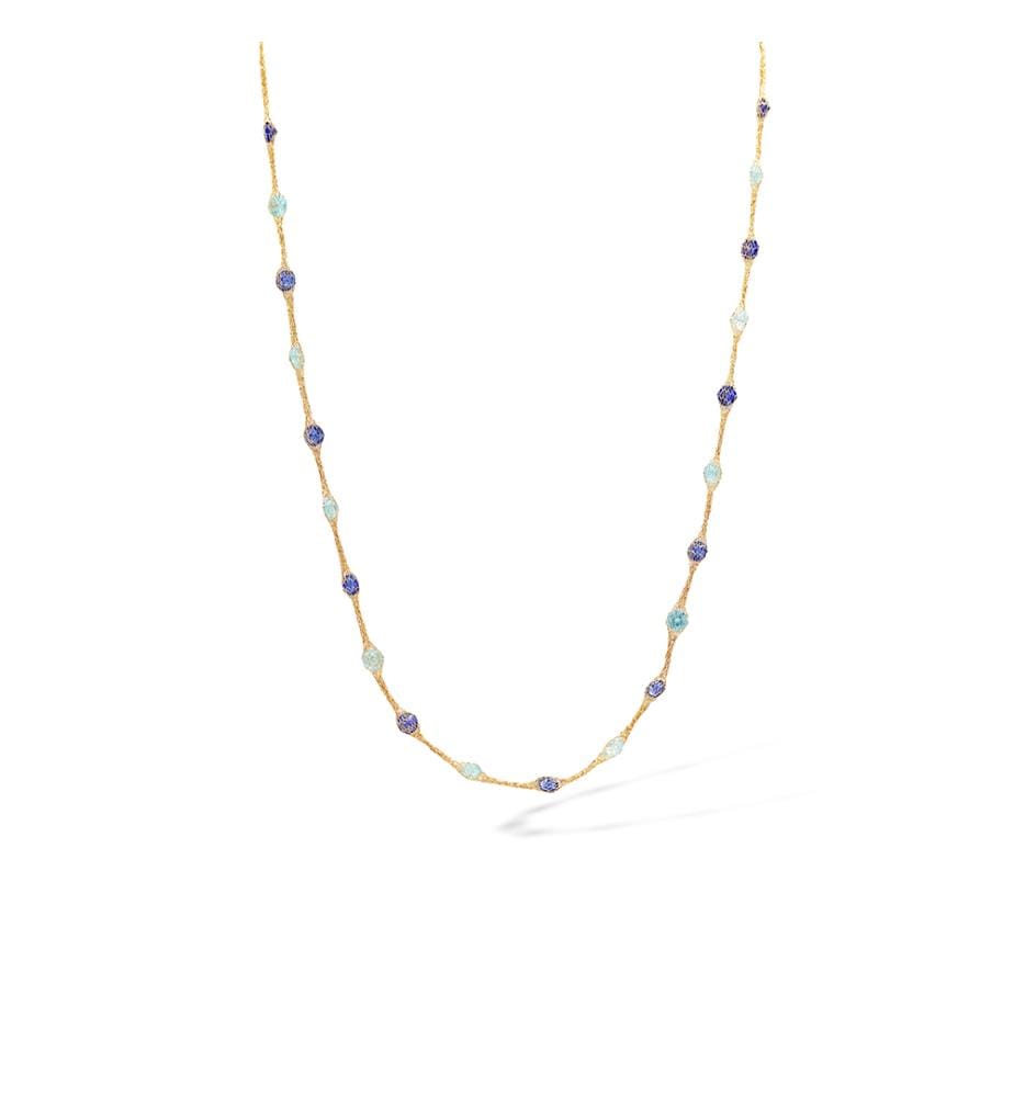 Collier Constellation Lagon  Or Jaune