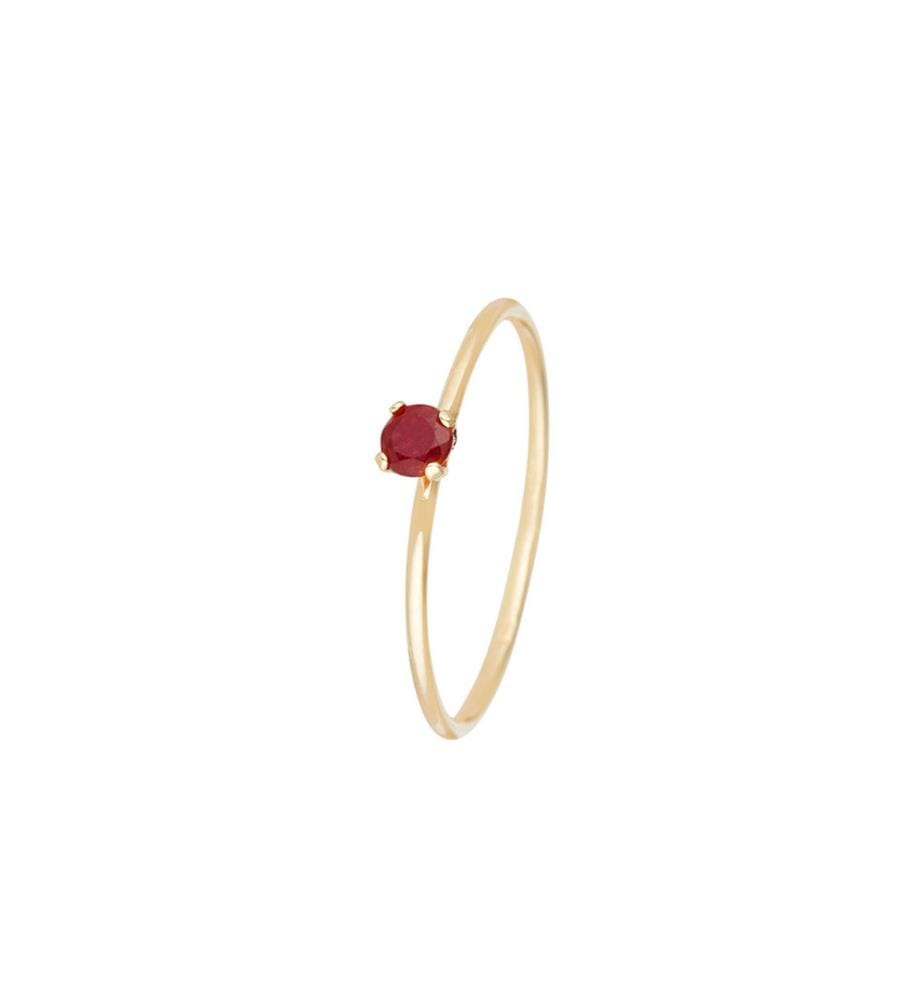 Bague Rubi "Only One" 375/1000 - Or jaune
