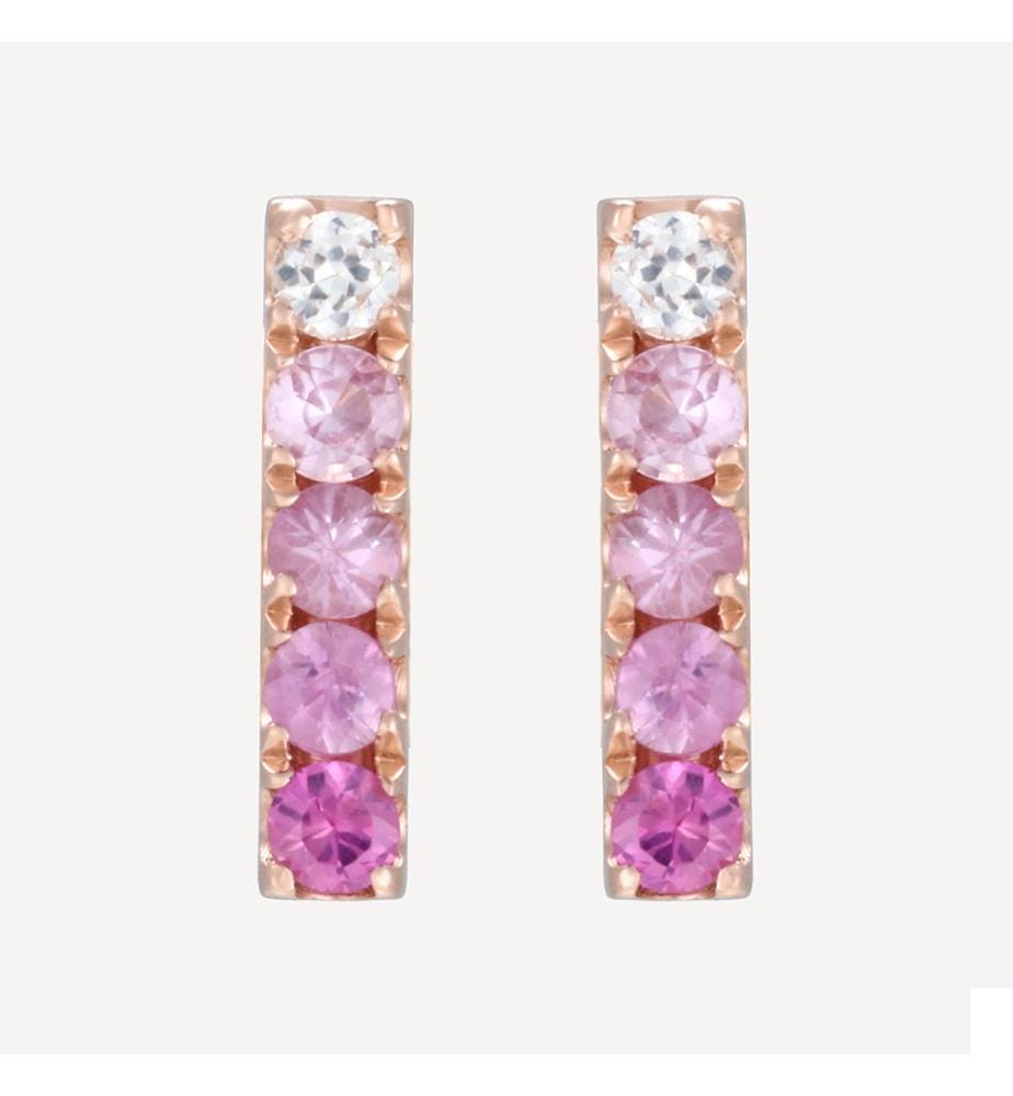 Boucles d'Oreilles "Linou" - Or Rose