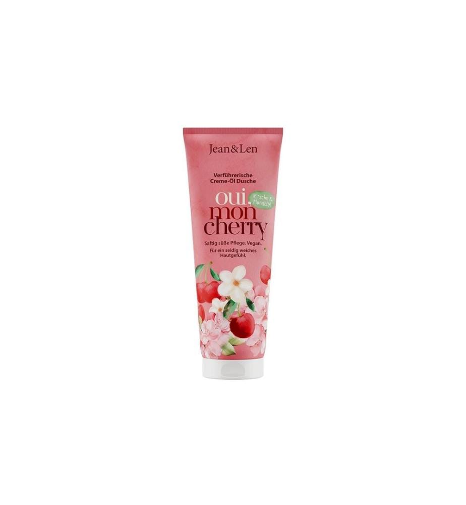 Jean & Len Douche crème-huile Cerise/Huile d'amande 250 ml