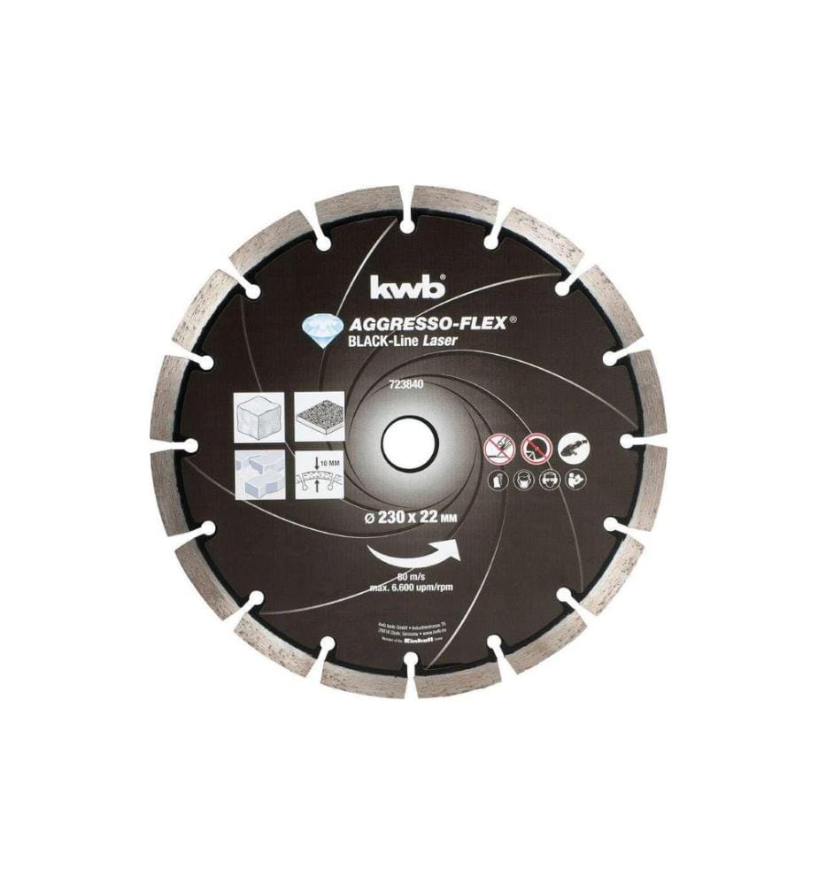 kwb disque de coupe Black-Line diamant 230 mm