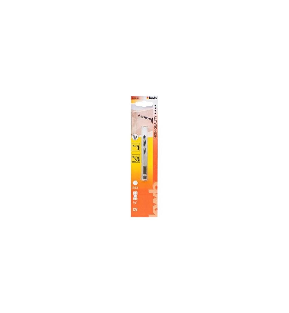 kwb Foret à bois 1/4' 5 mm