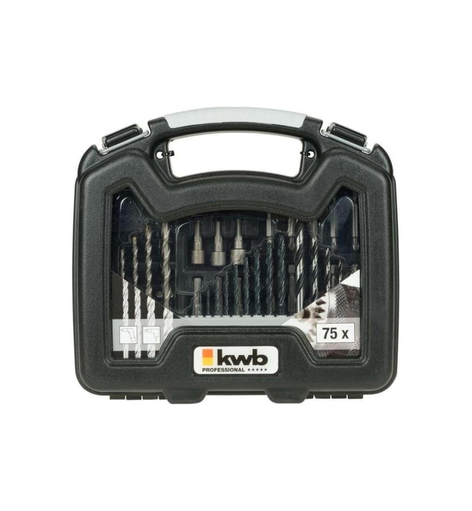 kwb Set de forets et embouts 75 pièces