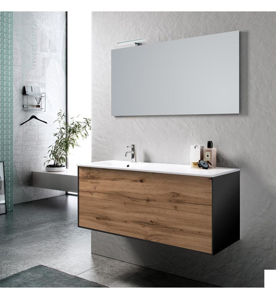 Ensemble meuble-lavabo SX 4 pièces AGO chêne