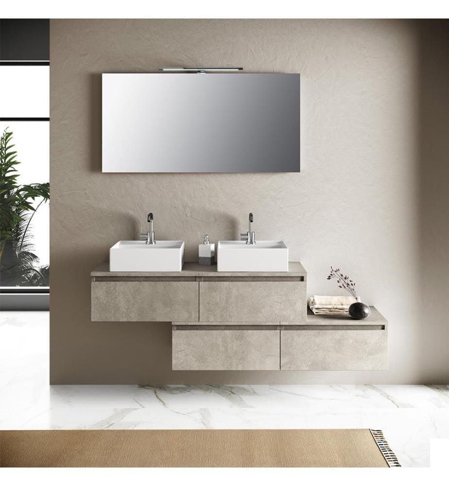 Ensemble de Salle de Bain - 8 Pièces et Gris