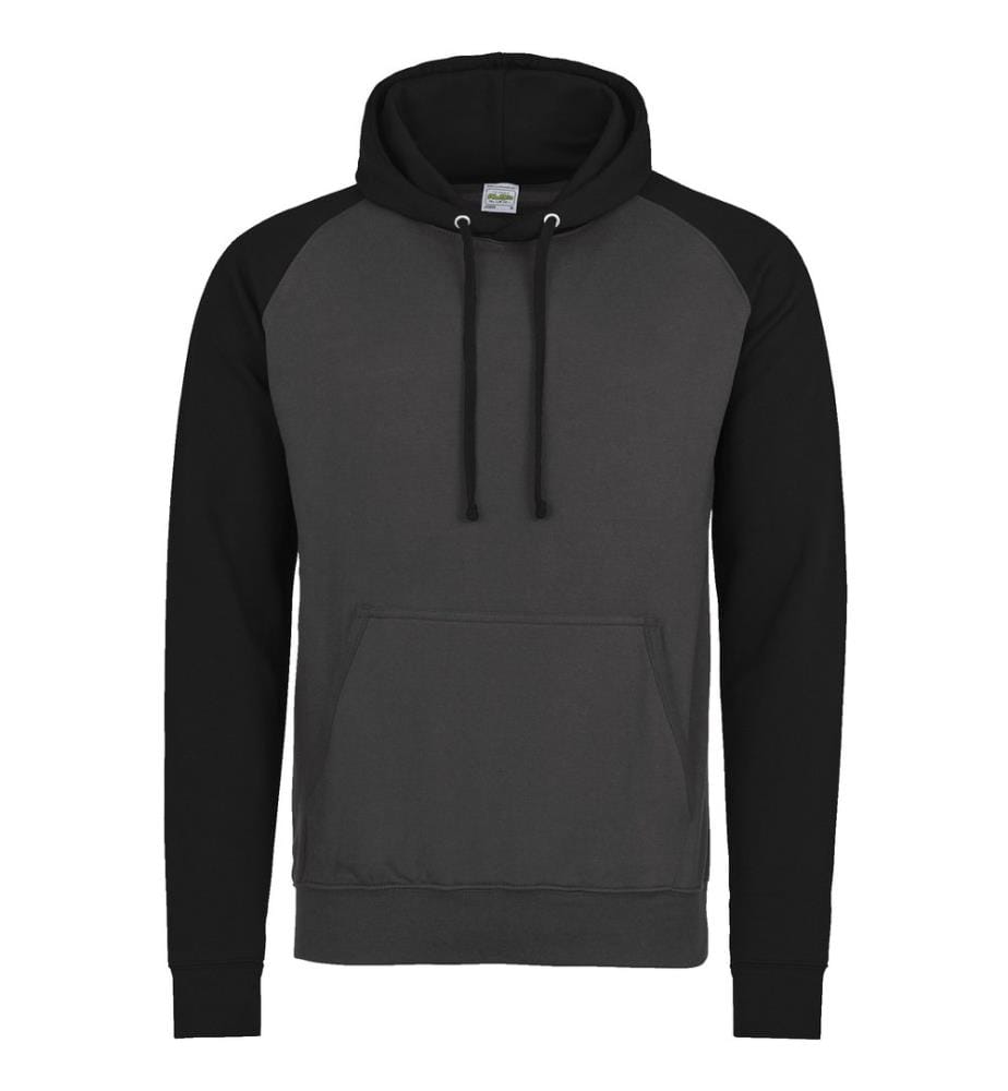 Awdis - Sweat de baseball à capuche bicolore - Homme