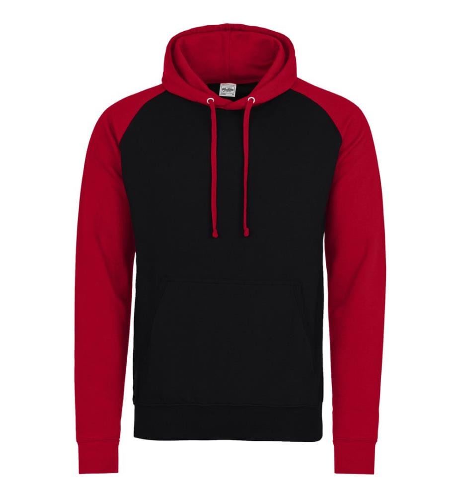 Awdis - Sweat de baseball à capuche bicolore - Homme