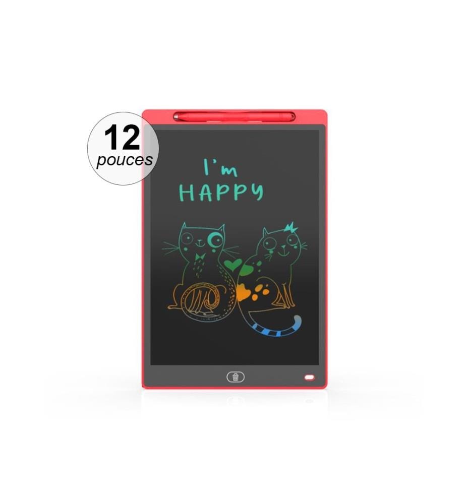 Tablette graphique LCD 12 pouces - Rouge