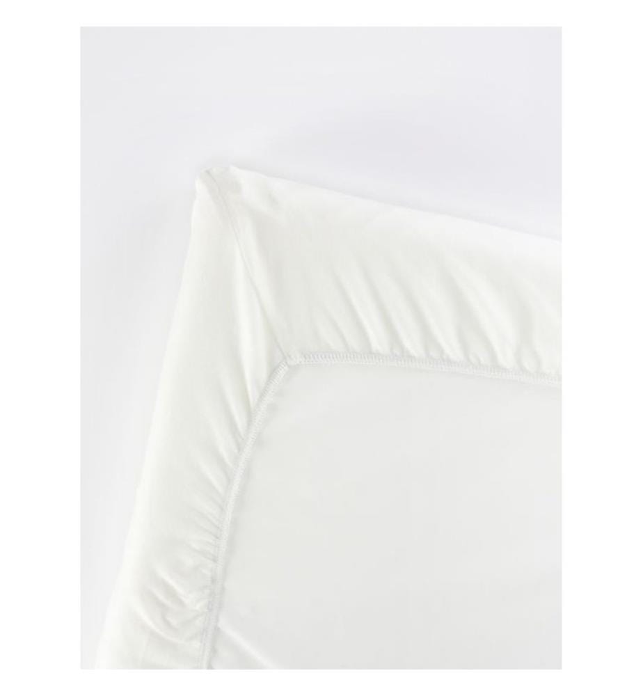 Drap-housse pour lit parapluie - Blanc