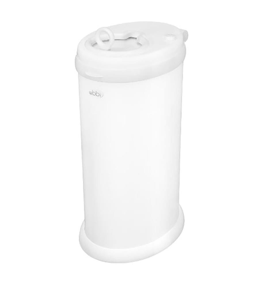 Poubelle à Couches en Inox - Blanc