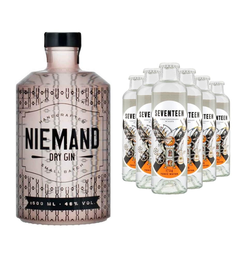 Niemand Dry Gin + 6x 1724 Tonic Water