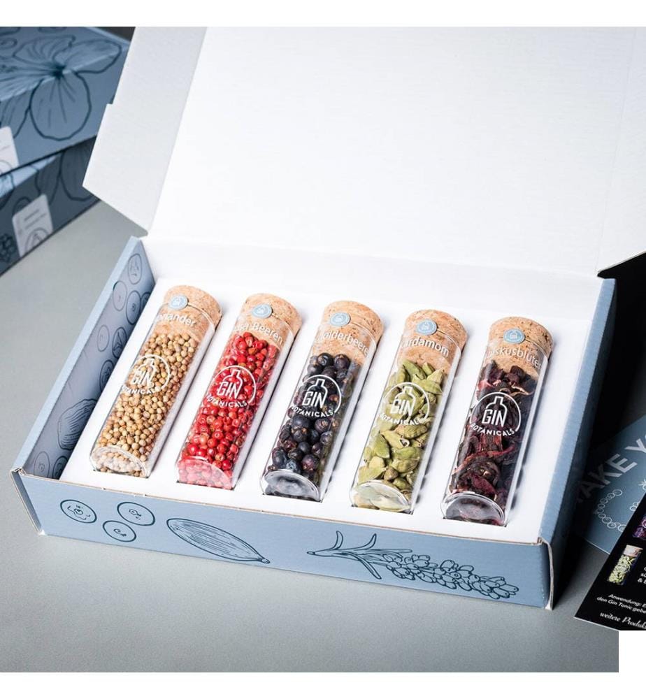 Gin Botanicals Basic Set - Set Cadeau Epices de Base pour Gin-Tonic