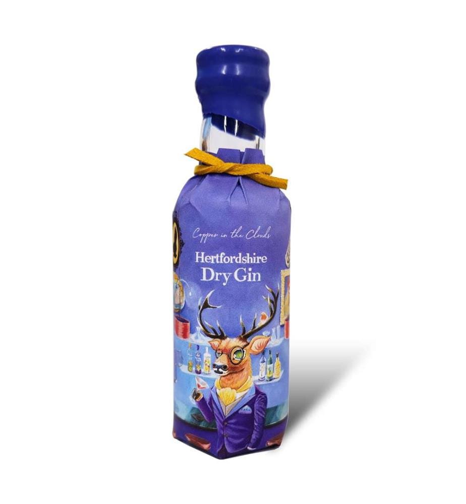 3x Copper in the Clouds Hertfordshire Dry Gin - 5 cl