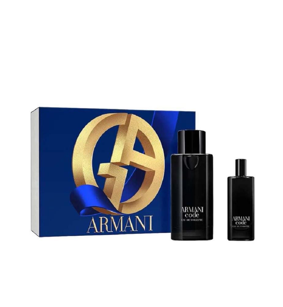 Coffret cadeau Eau de Toilette Giorgio Armani Code Homme - 125 + Mini 15 ml
