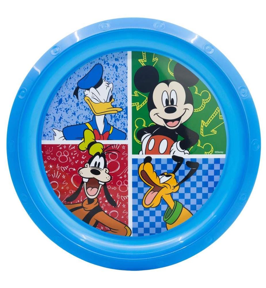 Assiette Pp facile Mickey s'amuse