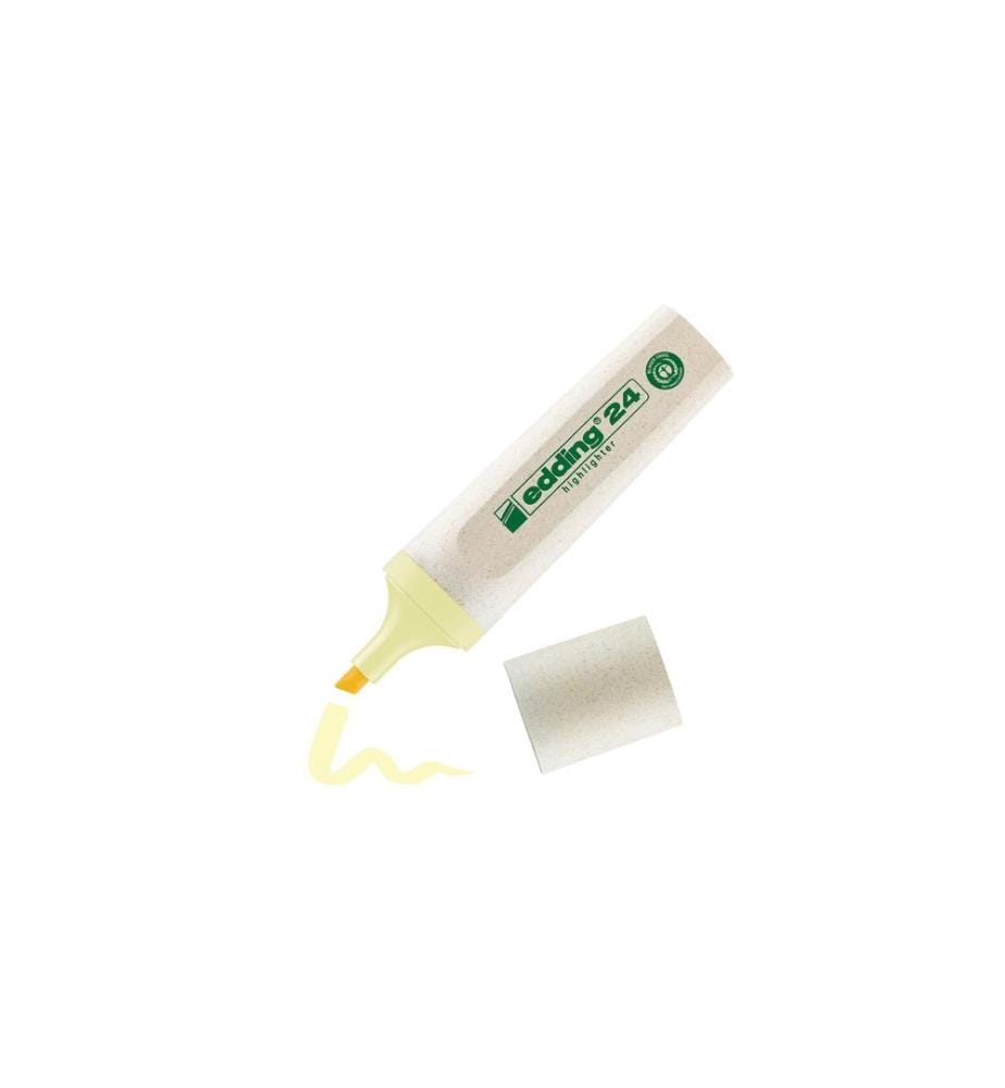 Marqueur edding 24 EcoLine Jaune pastel