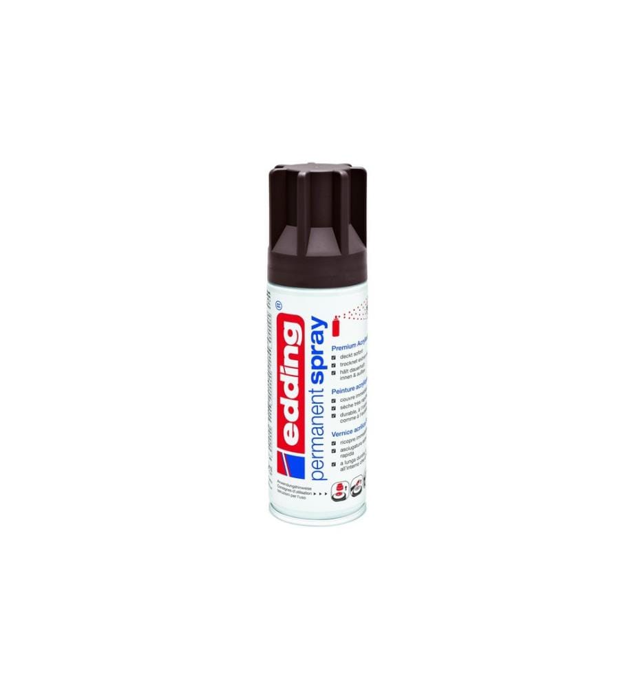 edding acrylspray 5200 200 ml, brun mat