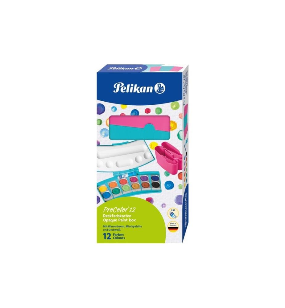 Pelikan Boîte de peinture à l'eau opaque Multicolore