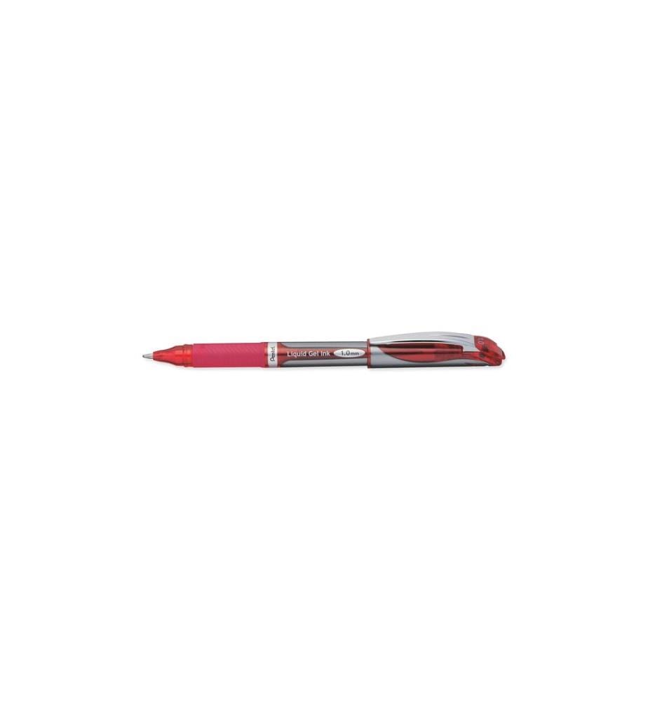 Pentel Stylo gel EnerGel Xm encre gel liquide 1,0 mm, Rouge