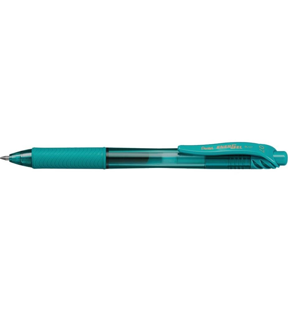 pentel Stylo gel EnerGel 0.7 mm, Turquoise, 1 pièce