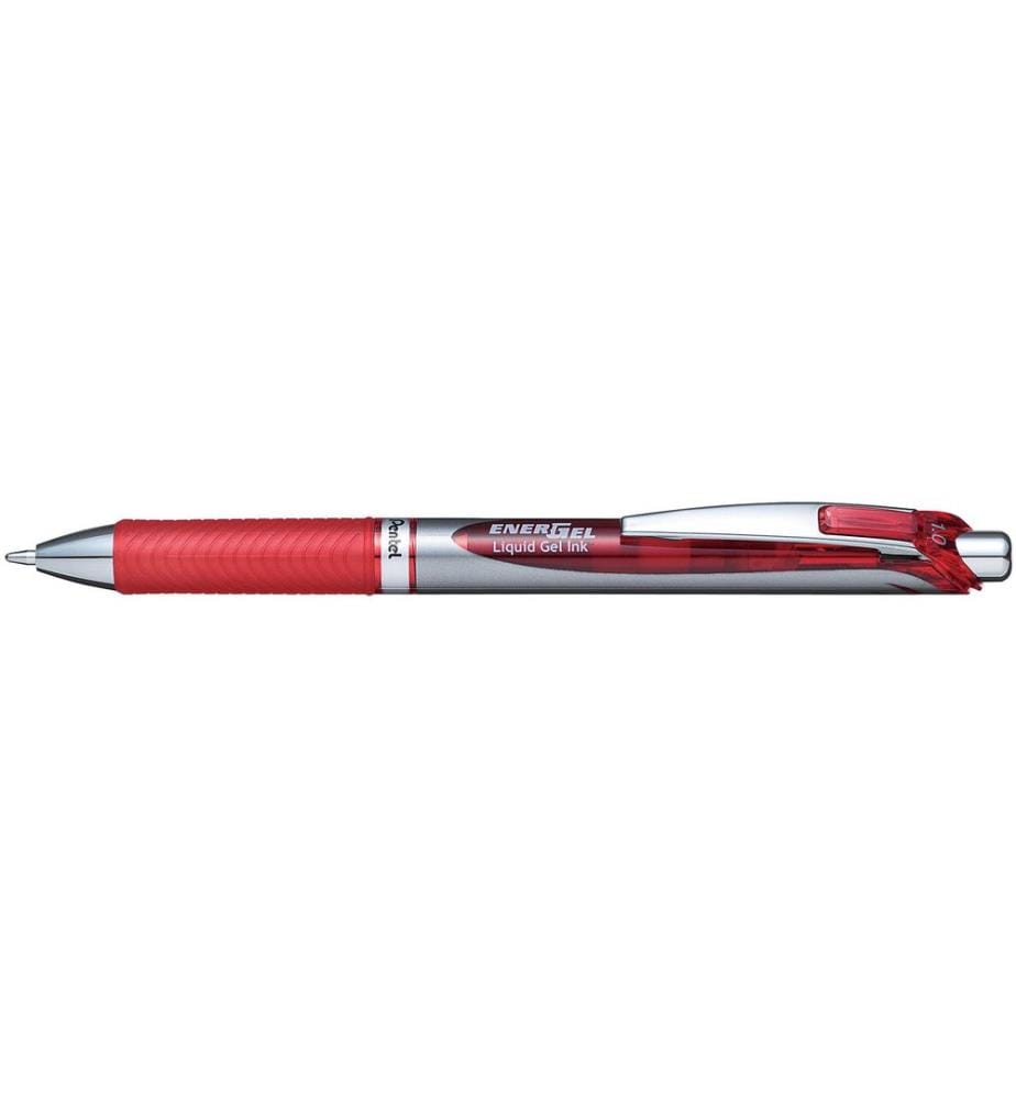 Stylo gel pentel EnerGel 0.5 mm, Rouge