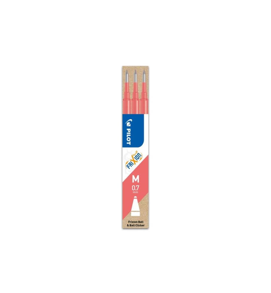 Pilot Cartouche FriXion Recharge 3 pièces 0.7 mm, Rose clair