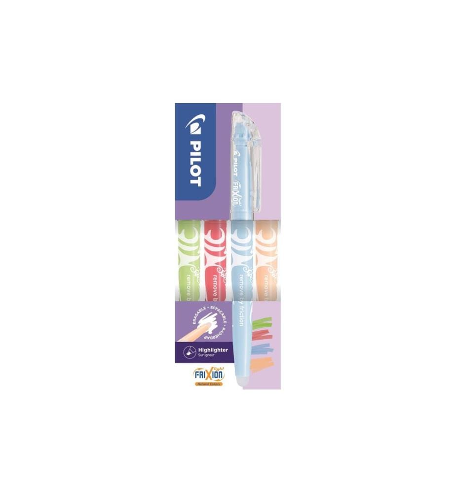 Pilot Marqueur Frixion Light natural 4 pièces