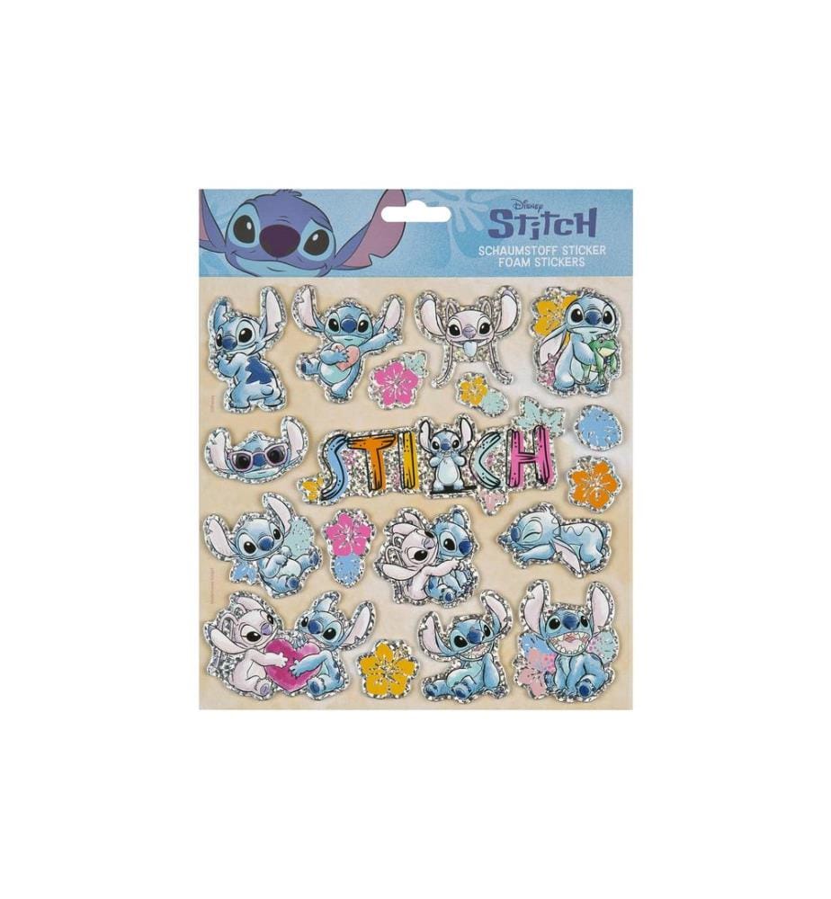 Autocollants thématiques Undercover Lilo & Stitch avec 20 autocollants