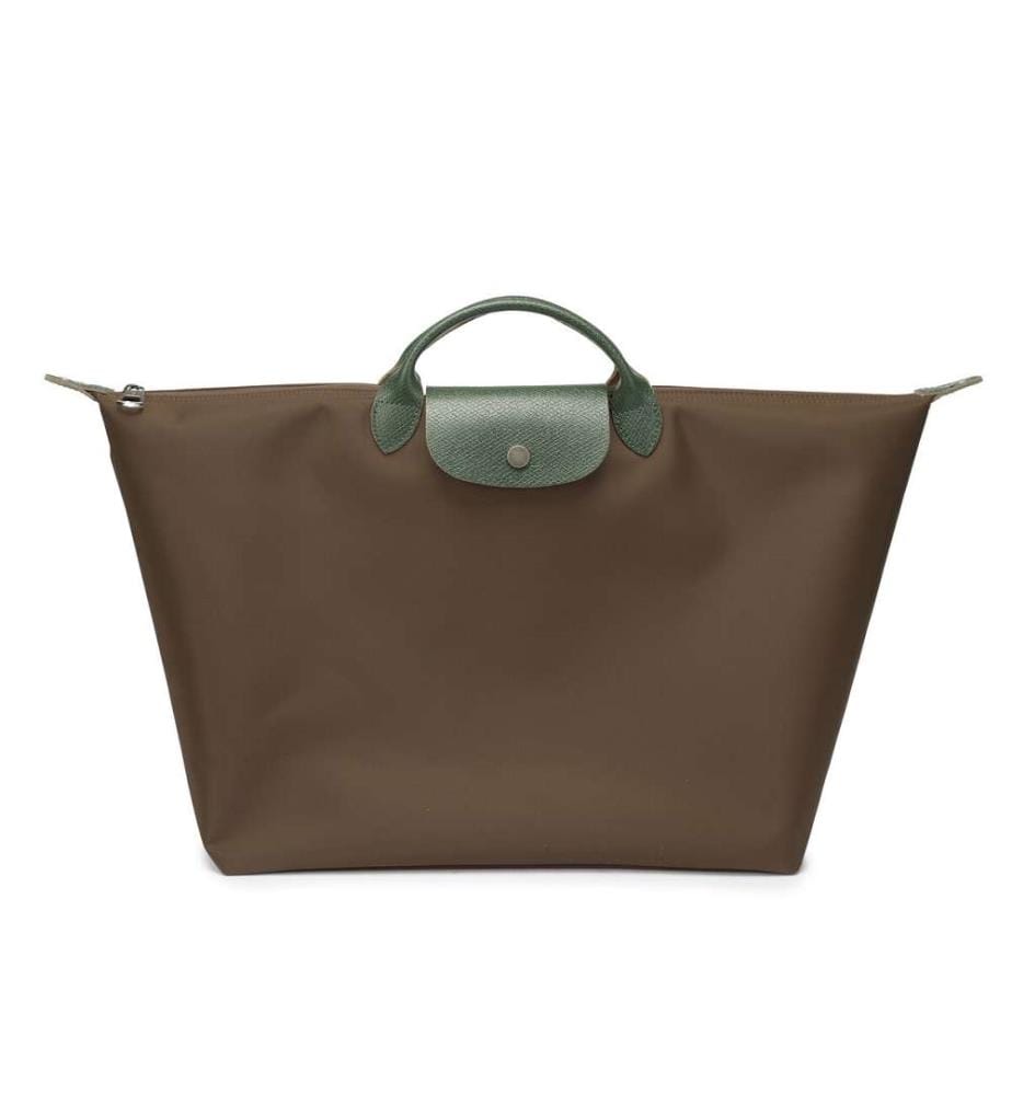 Grand sac de voyage en nylon résistant à l'eau - Couleur café