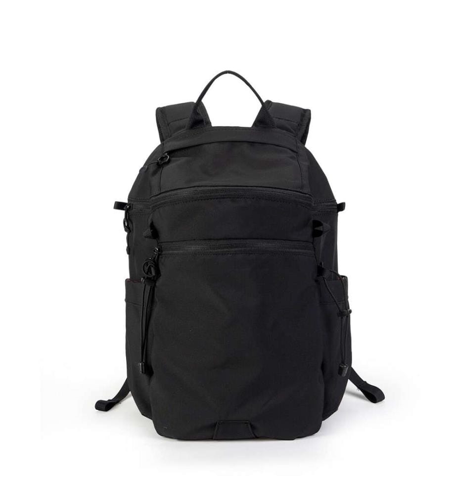 Sac à dos pour ordinateur portable en nylon Oxford résistant à l'eau - Noir